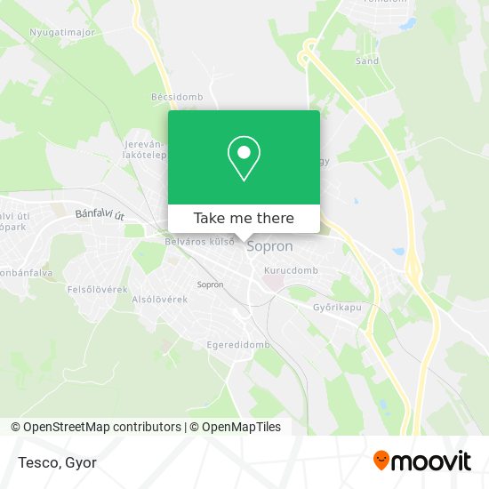 Tesco map