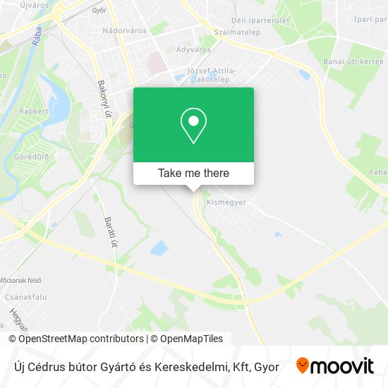Új Cédrus bútor Gyártó és Kereskedelmi, Kft map