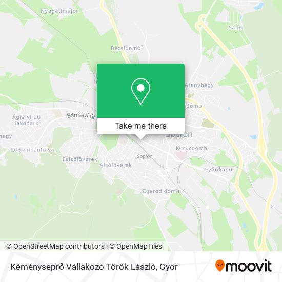 Kéményseprő Vállakozó Török László map