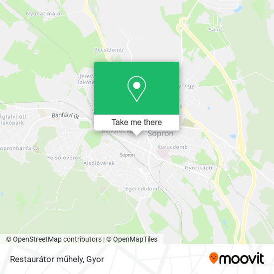 Restaurátor műhely map