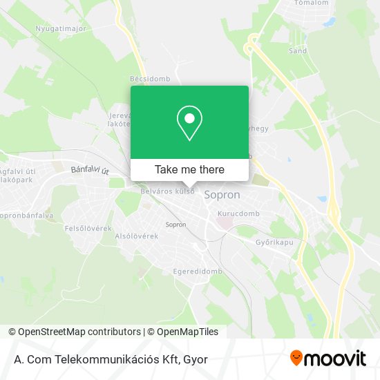 A. Com Telekommunikációs Kft map