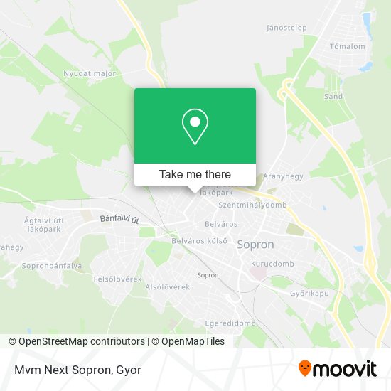Mvm Next Sopron map