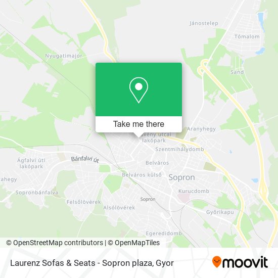 Laurenz Sofas & Seats - Sopron plaza map