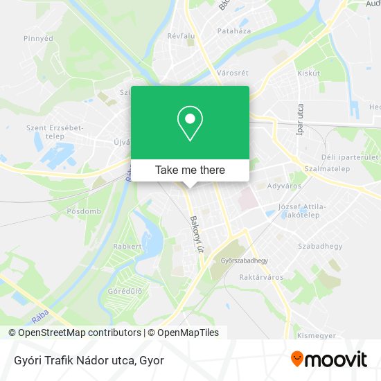Gyóri Trafik Nádor utca map