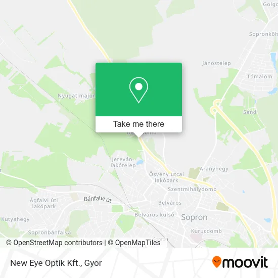 New Eye Optik Kft. map