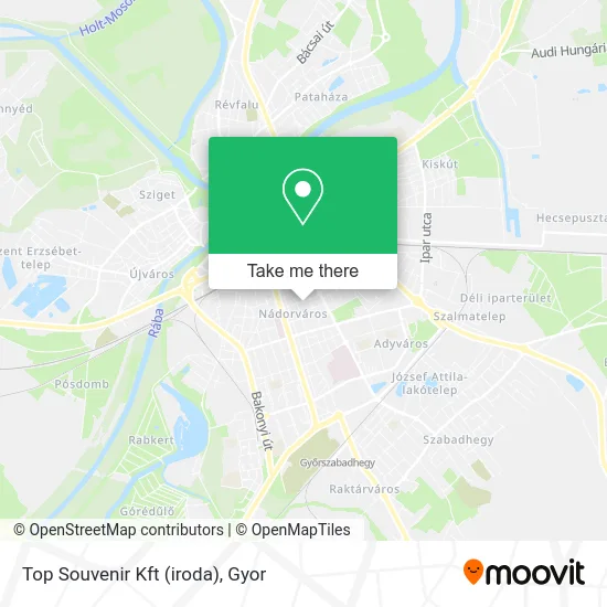 Top Souvenir Kft (iroda) map
