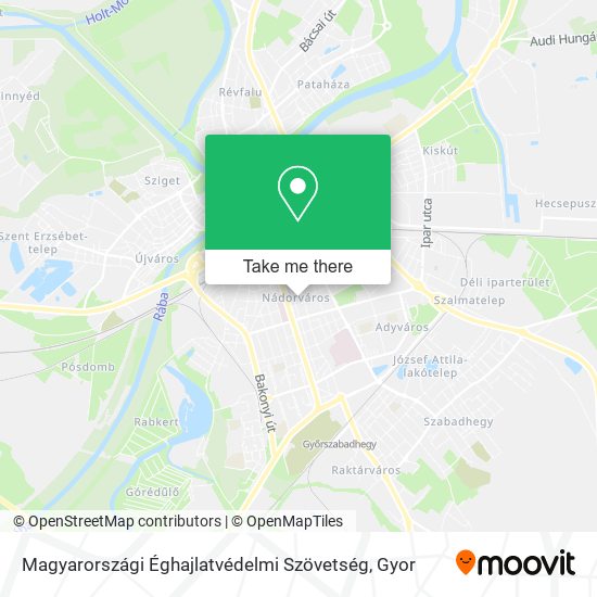 Magyarországi Éghajlatvédelmi Szövetség map