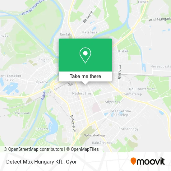 Detect Max Hungary Kft. map