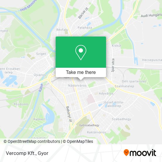 Vercomp Kft. map