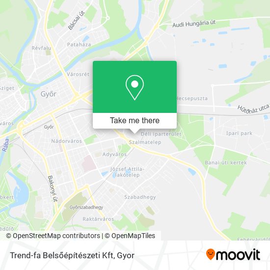Trend-fa Belsőépítészeti Kft map