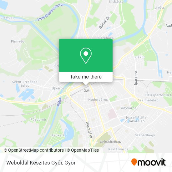 Weboldal Készítés Győr map