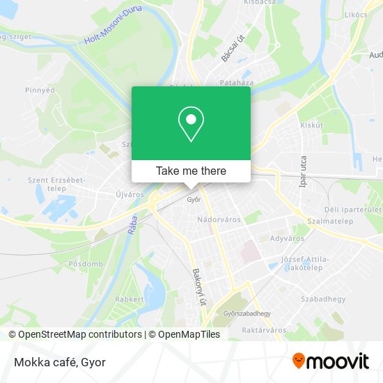 Mokka café map