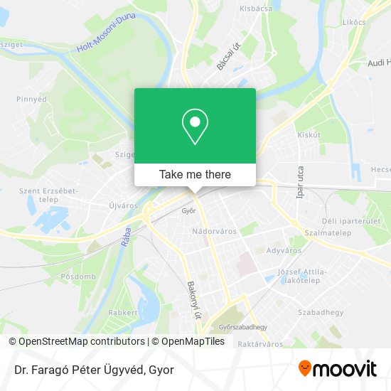 Dr. Faragó Péter Ügyvéd map