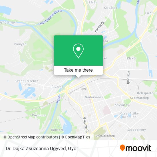 Dr. Dajka Zsuzsanna Ügyvéd map