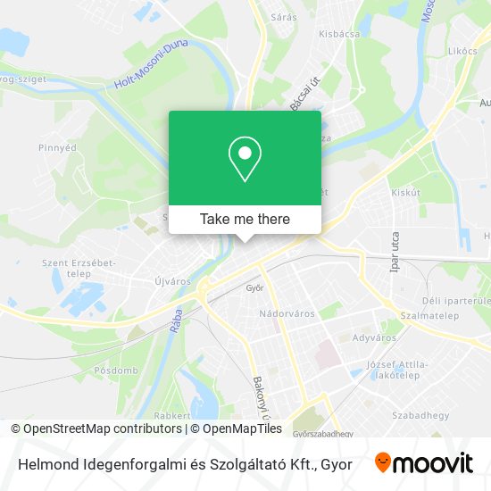 Helmond Idegenforgalmi és Szolgáltató Kft. map