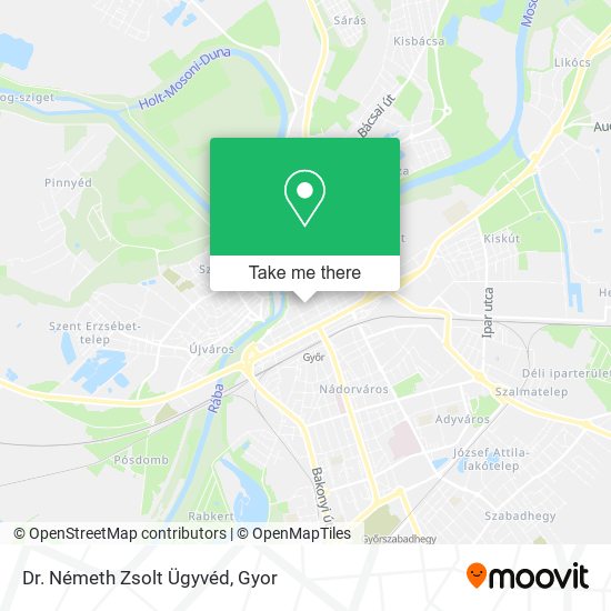 Dr. Németh Zsolt Ügyvéd map