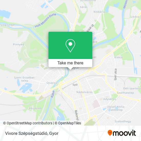 Vivore Szépségstúdió map