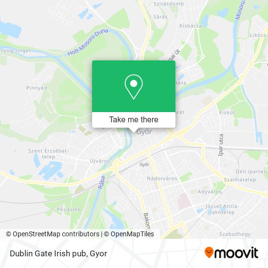 Dublin Gate Irish pub map