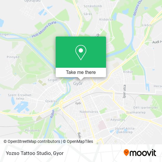 Yozso Tattoo Studio map