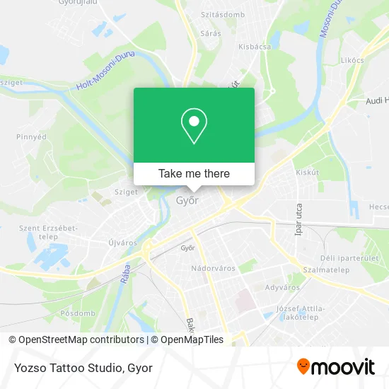 Yozso Tattoo Studio map