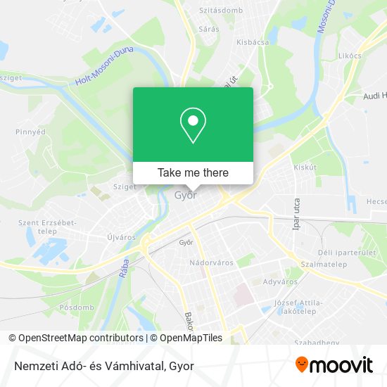 Nemzeti Adó- és Vámhivatal map