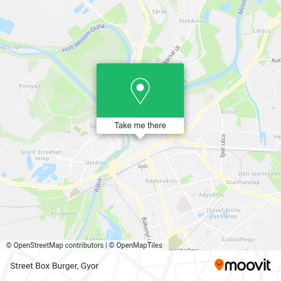Street Box Burger map