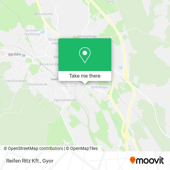 Reifen Ritz Kft. map