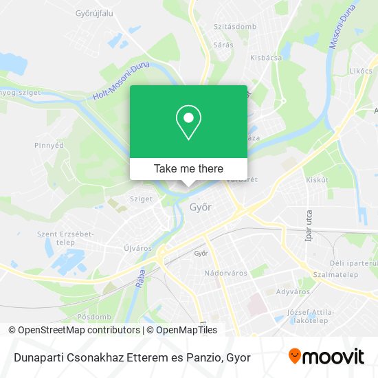 Dunaparti Csonakhaz Etterem es Panzio map