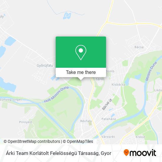 Árki Team Korlátolt Felelösségü Társaság map