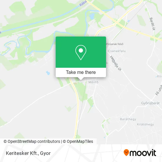 Keritesker Kft. map