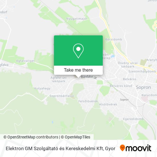 Elektron GM Szolgáltató és Kereskedelmi Kft map
