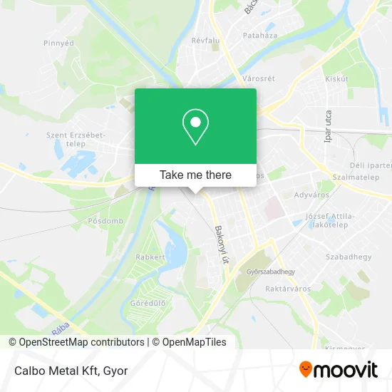 Calbo Metal Kft map