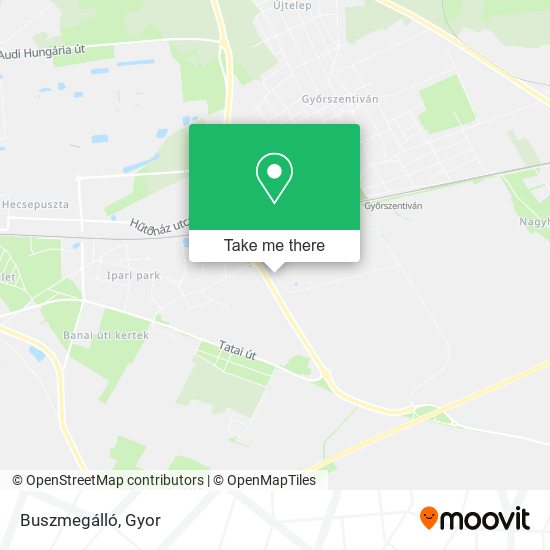 Buszmegálló map