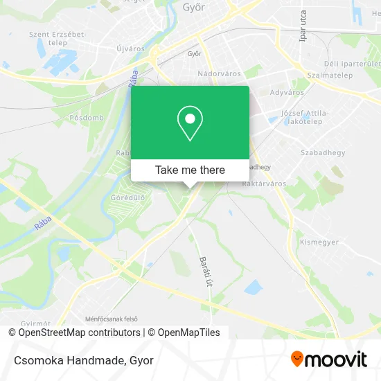 Csomoka Handmade map