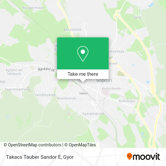 Takacs Tauber Sandor E map