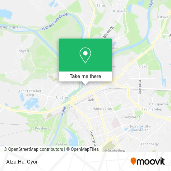 Alza.Hu map