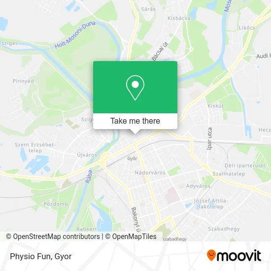 Physio Fun map