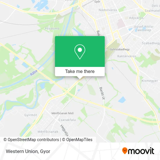 Western Union map