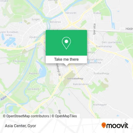 Asia Center map