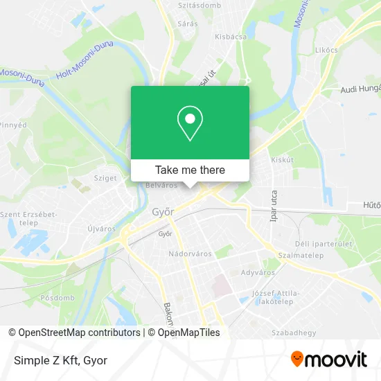 Simple Z Kft map