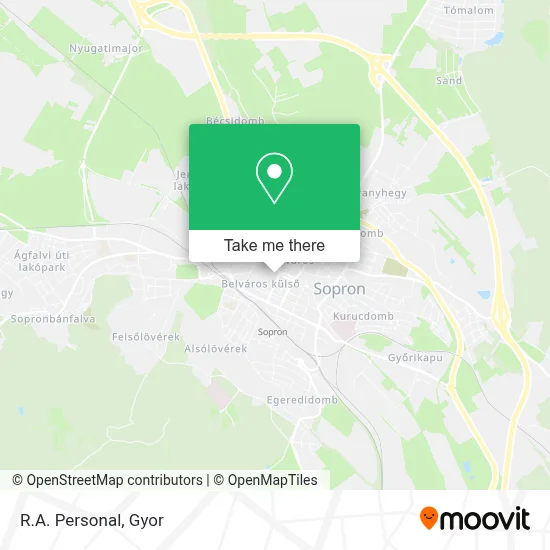 R.A. Personal map