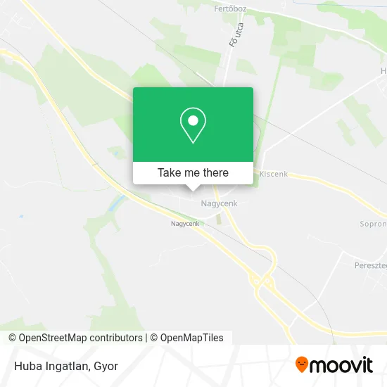 Huba Ingatlan map