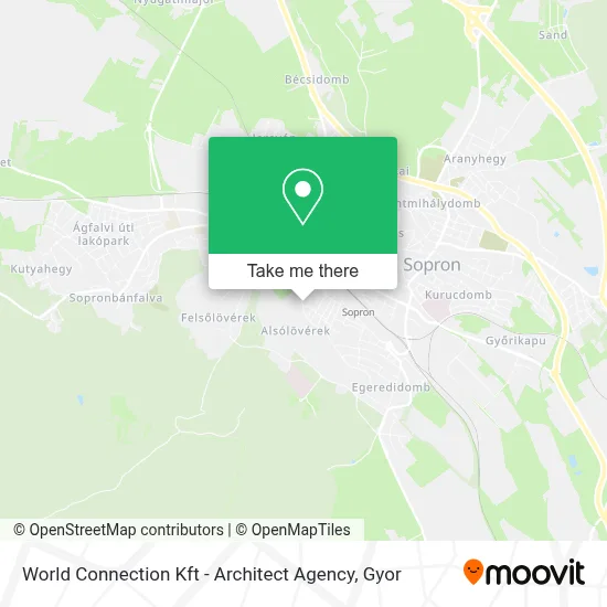 World Connection Kft - Architect Agency map