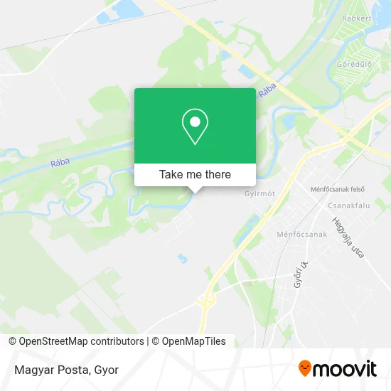 Magyar Posta map