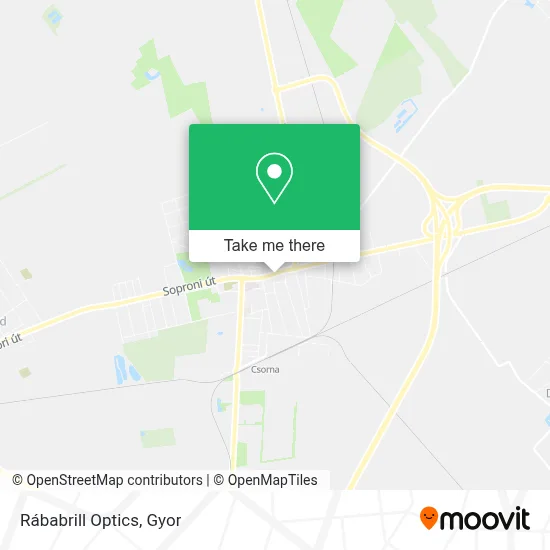 Rábabrill Optics map