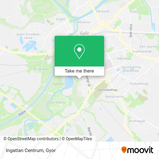 Ingatlan Centrum map