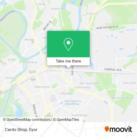 Cardo Shop map
