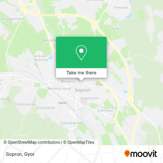 Sopron map