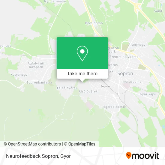 Neurofeedback Sopron map
