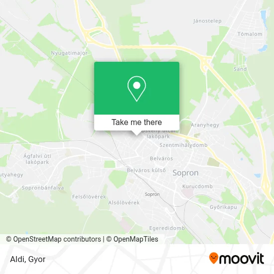 Aldi map